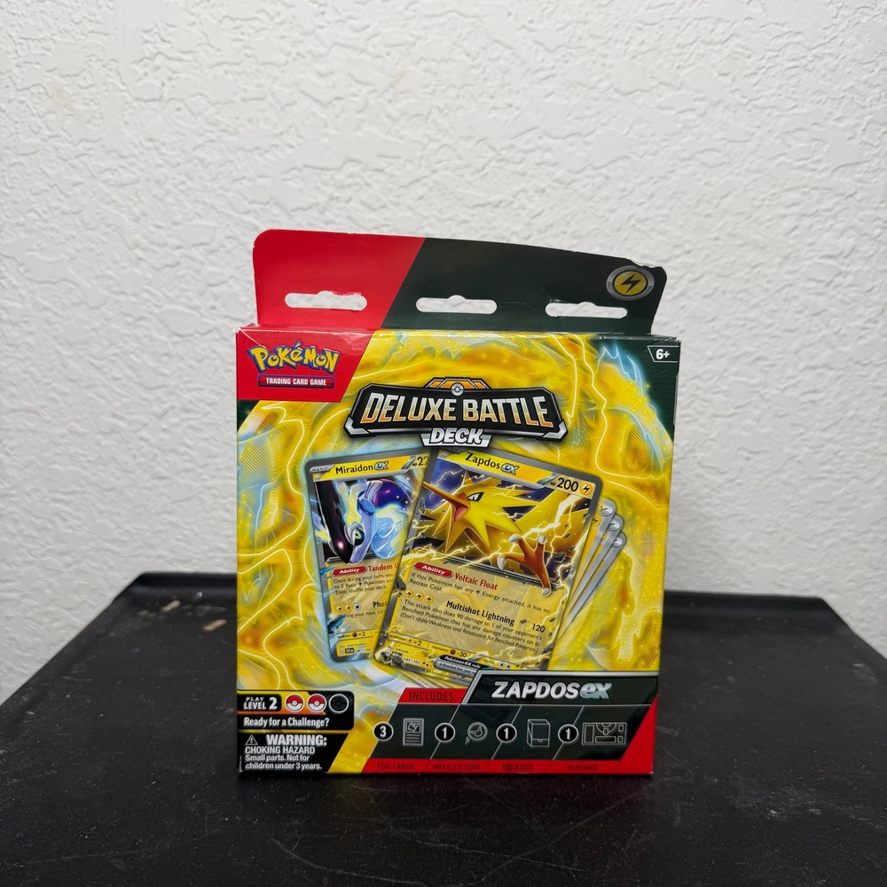 Pokemon TCG Zapdos ex Deluxe Battle Deck Pokemon Trading Card Game Sealed